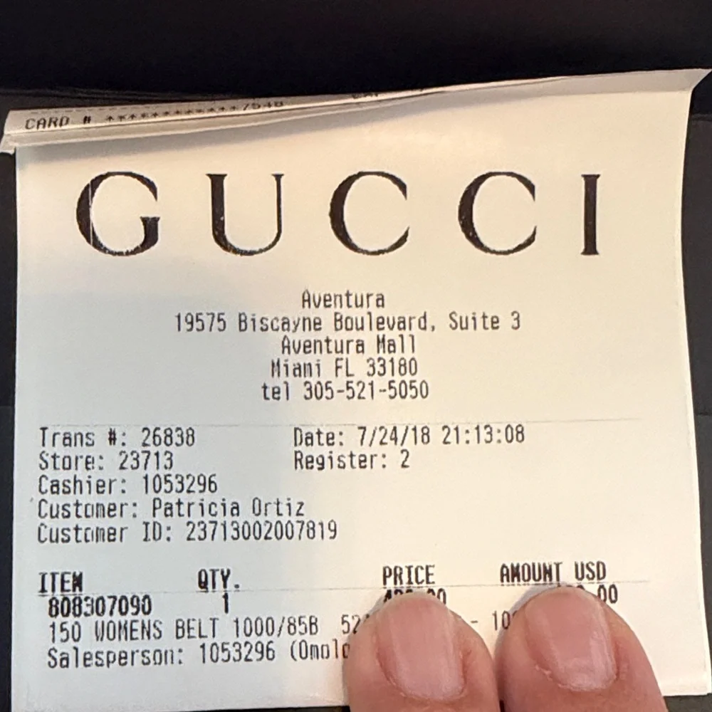 Gucci Black Patent Leather Sandals with Blue Floral Insole and Bee Detail - Picture 3 of 8